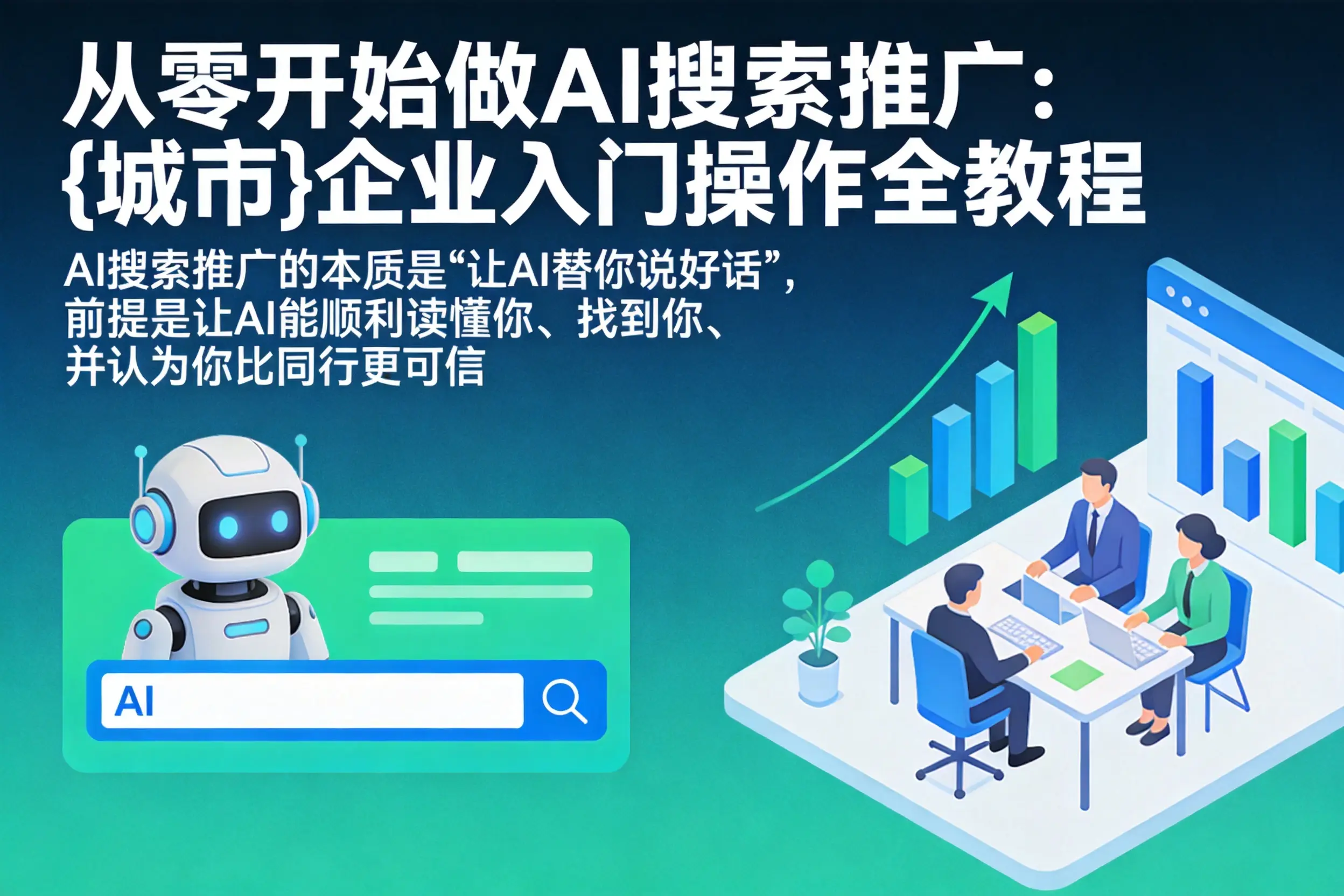 从零开始做AI搜索推广：阿坝企业入门操作全教程