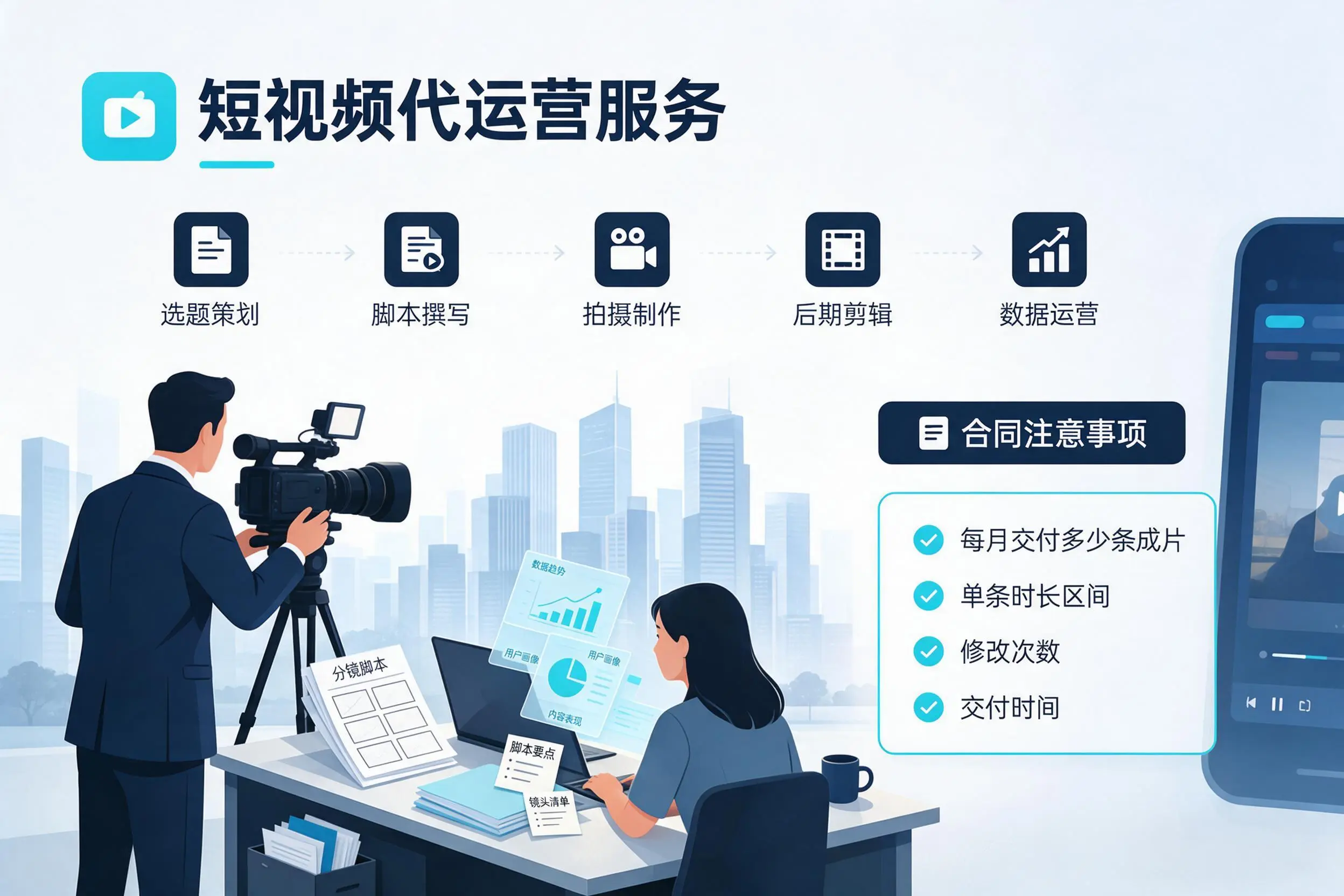 短视频代运营包含哪些服务？阿坝企业常见问题科普