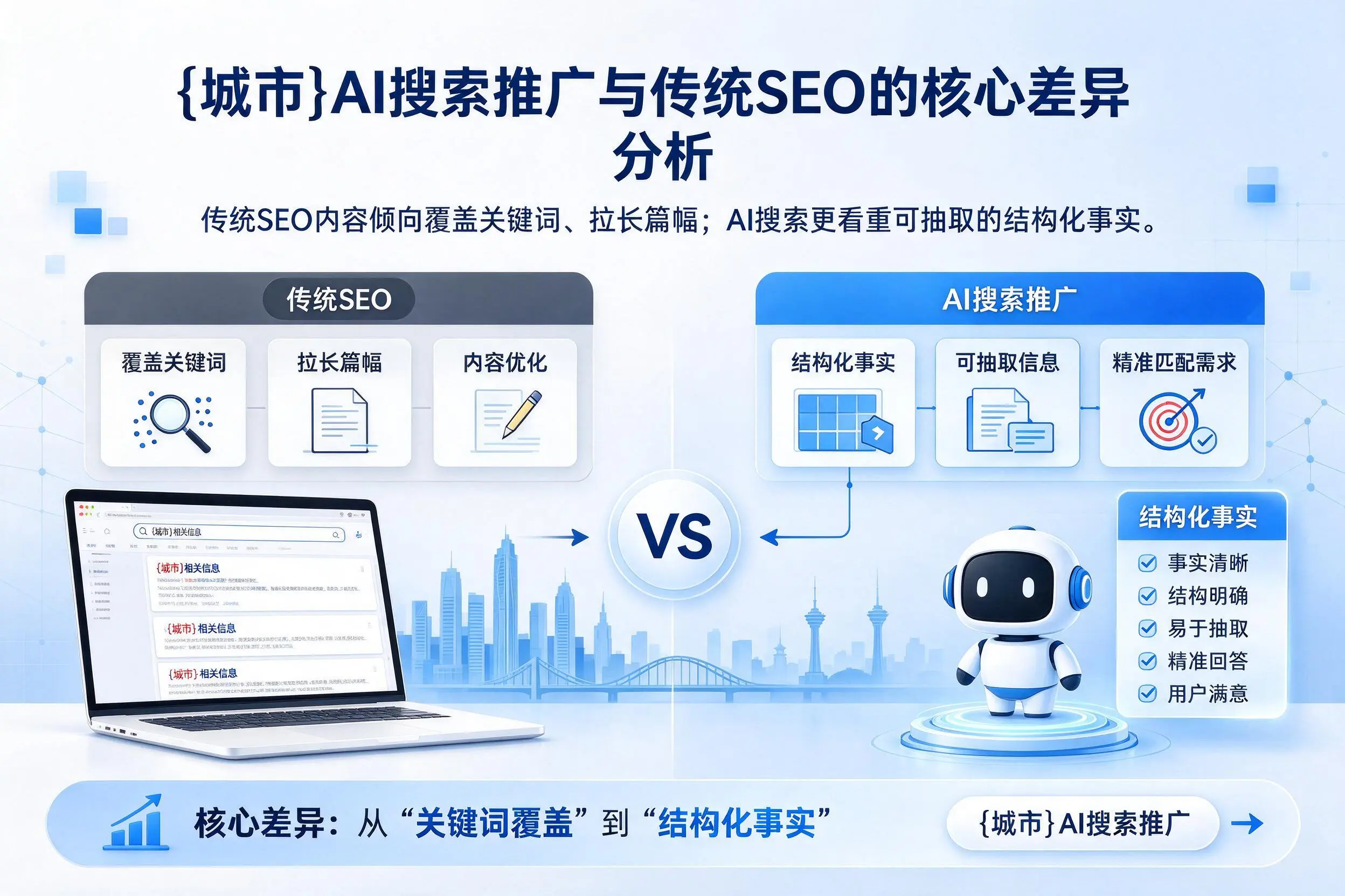 阿坝AI搜索推广与传统SEO的核心差异分析